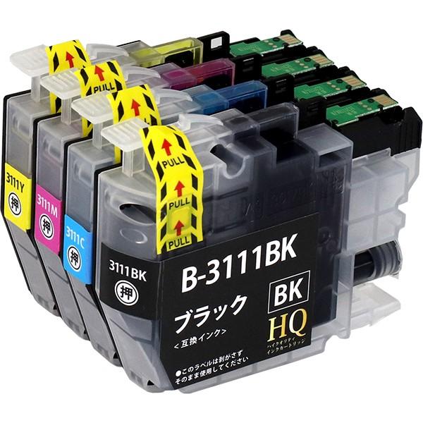 Lc3111 4pk ブラザープリンター対応 互換インクカートリッジ 4色パックbrotherプリンター用 Lc3111 Bg Lc3111 All エコインク Yahoo 店 通販 Yahoo ショッピング