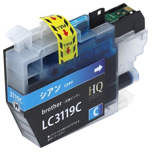 LC3119C シアン 4個パック【ブラザープリンター対応】対応 互換インクカートリッジ シアン 4個セット brotherプリンター用 3119青 | エコインク | 01