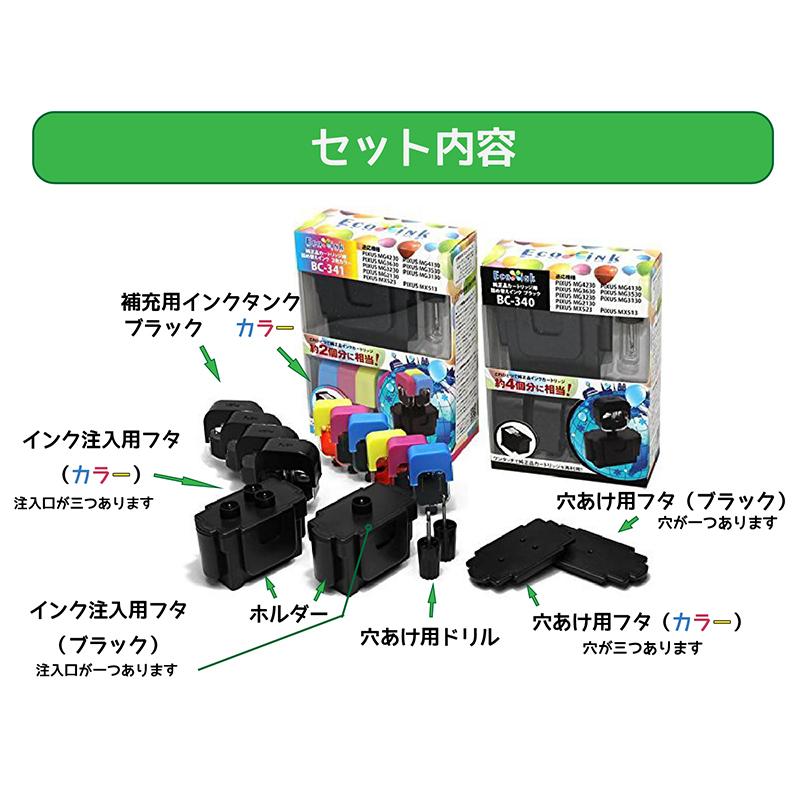 キヤノン 詰め替えインク BC-361 BC-360 純正6個分 カラー キヤノン 詰め替えインク BC-361 BC-360 純正6個分 カラー