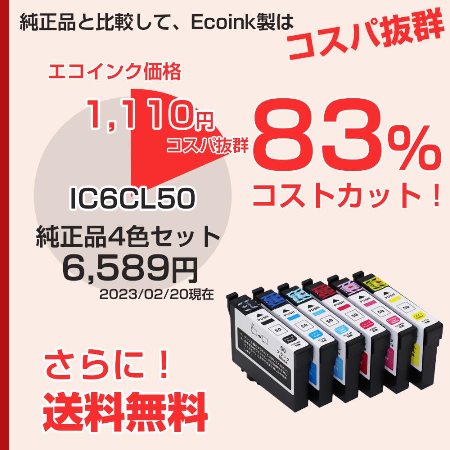 エプソン プリンターインク IC50 IC6CL50 6色セット EPSON 風船 エプソン プリンターインク IC50 IC6CL50 6色セット EPSON 風船