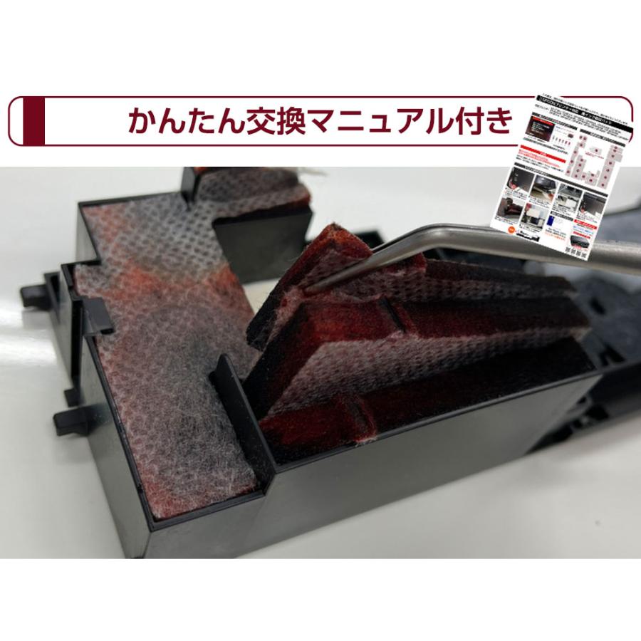 交換用廃インクパッド セット 互換品 EP-802A EP-803A EP-901A など対応 TX700 EPSONプリンター対応 交換パッド 廃インク吸収体×1回分 DIY 海綿 わた｜diyink｜08