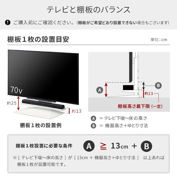 EQUALS（イコールズ） WALLインテリアテレビスタンドV4・PRO対応