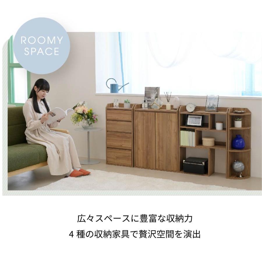 【みー】家具こうばオガモク　カウンター下キャビネット　プッシュ扉① jk-yhk-0205-001.jpg