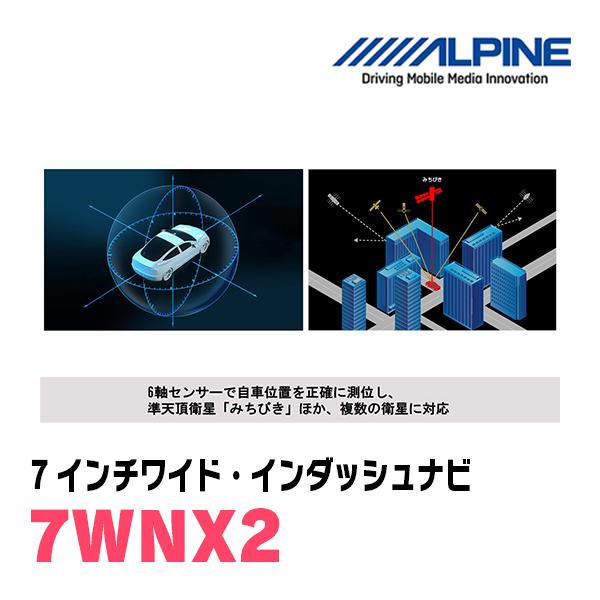 ALPINE（アルパイン） プリウス(50系・H27/12〜R4/12)専用 7WNX2 + KTX