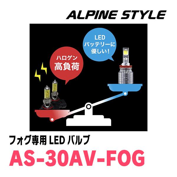 アルファード(30系・H27/1〜R5/6)専用　ALPINE STYLE / AS-30AV-FOG　フォグランプ専用LEDバルブ(2色切替)｜diyparks｜07