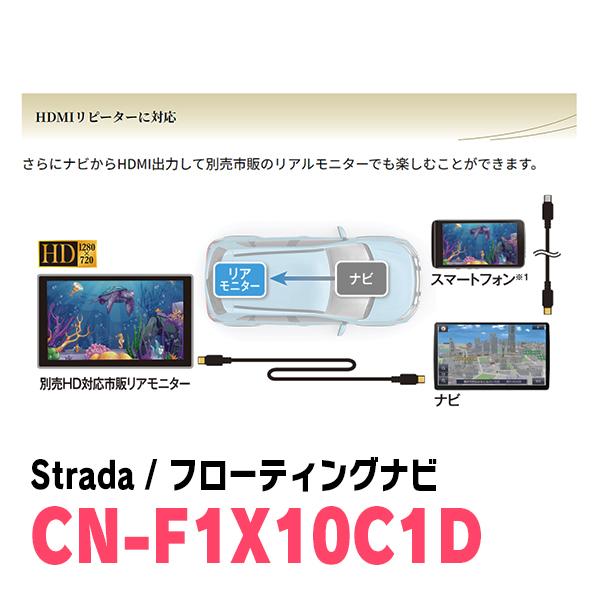 ソリオバンディット(MA15S・H24/6〜H27/8)専用　パナソニック / CN-F1X10C1D + 取付キット　10インチ・フローティングナビセット | Strada | 06