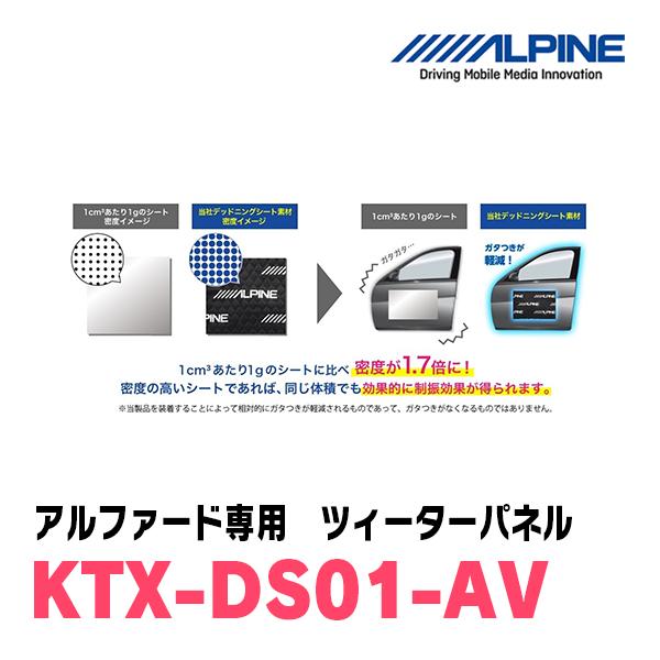 ALPINE（アルパイン） ALPINE / KTX-DS01-AV アルファード専用