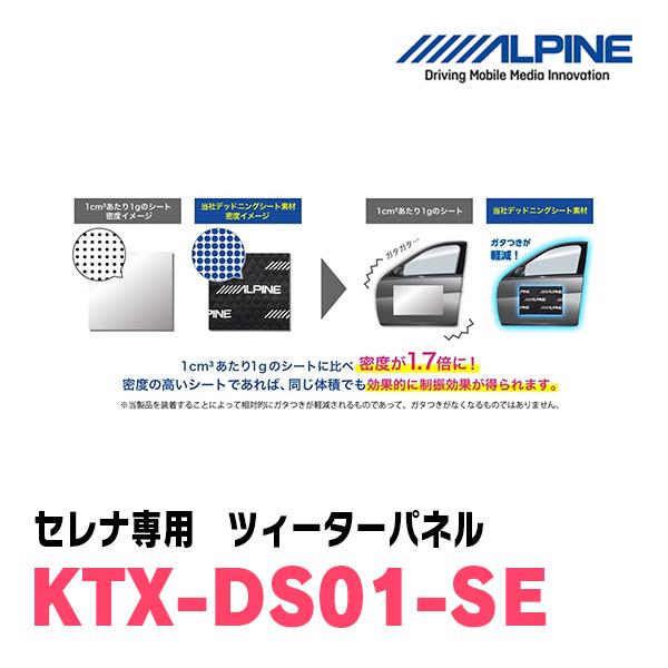 ALPINE / KTX-DS01-SE セレナ(C27系)専用デッドニングキット