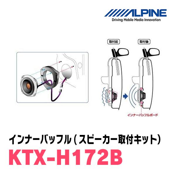 ALPINE（アルパイン） ALPINE / KTX-H172B インナーバッフル・ホンダ車