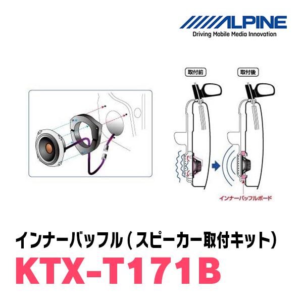 ALPINE（アルパイン） ALPINE / KTX-T171B インナーバッフル・マツダ車
