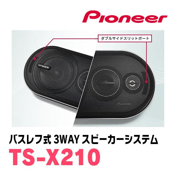 エブリィ(DA17V・H27/2〜現在)用　パイオニア / TS-X210　バスレフ式3ウェイスピーカーシステム(ボックススピーカー)