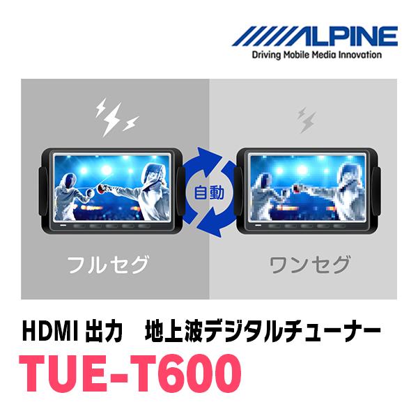 アルパイン TUE-T600 インターフェース付き アルパイン TUE-T600 インターフェース付き ALPINE（アルパイン） TUE
