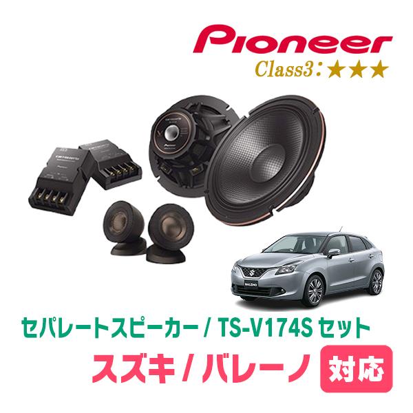 カロッツェリア バレーノ(H28/3〜R2/7)用 スピーカー・バッフルセット