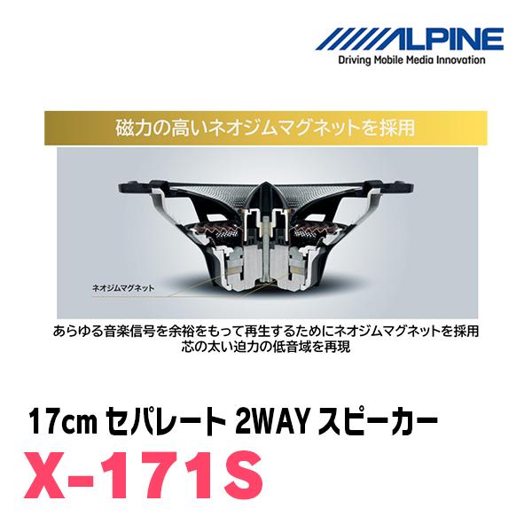 ALPINE（アルパイン） ALPINE / X-171S 「X」シリーズ・17cm