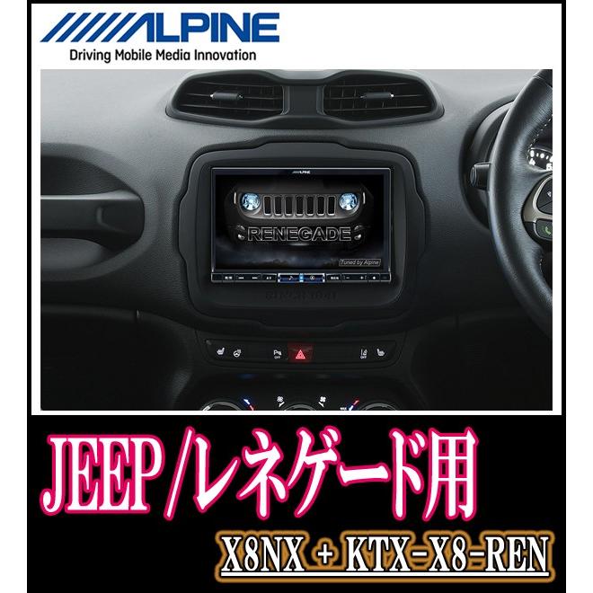 Alpine X8nx Ktx X8 Ren ジープ レネゲート専用 8型 ビッグx カーナビゲーション アルパイン正規販売店 Fakfakkab Go Id
