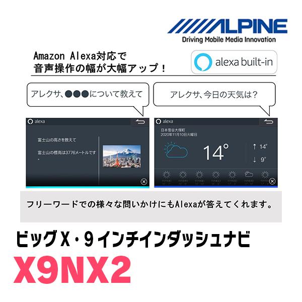 ALPINE（アルパイン） ノートe-POWER(E12系・H28/11〜R2/12)専用 X9NX2