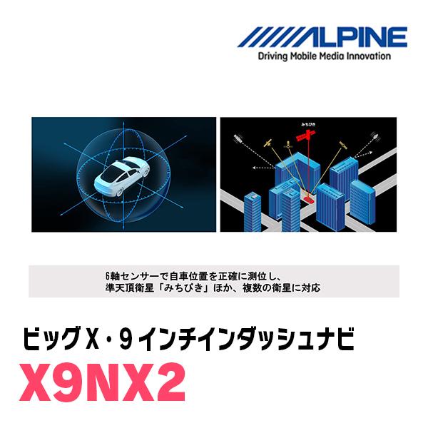 エスティマ50★ALPINE★ビッグX★９インチナビゲーション★専用パネル エスティマ／エスティマハイブリッド専用 9型カーナビ ビッグX