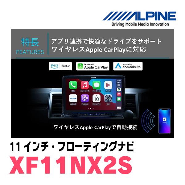 (最新データ)　ヴォクシー(60系・H16/9〜H19/6)専用セット　ALPINE/XF11NX2S　11インチ・フローティングナビ(配線/パネル込)｜diyparks｜07