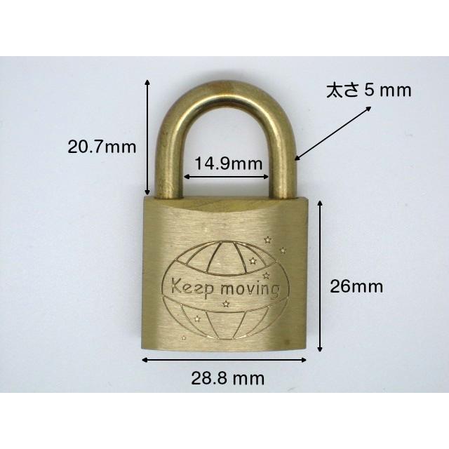 DIYパートナー 真鍮製 南京錠 (シリンダー錠)30mmDIY 防犯 送料