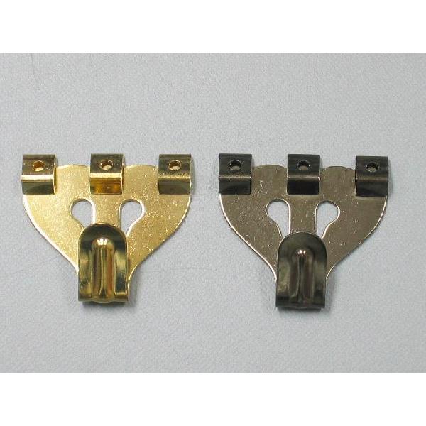 DIYパートナー 石膏ボード フック 額吊金具 真鍮製Xフック 大 1個入 40