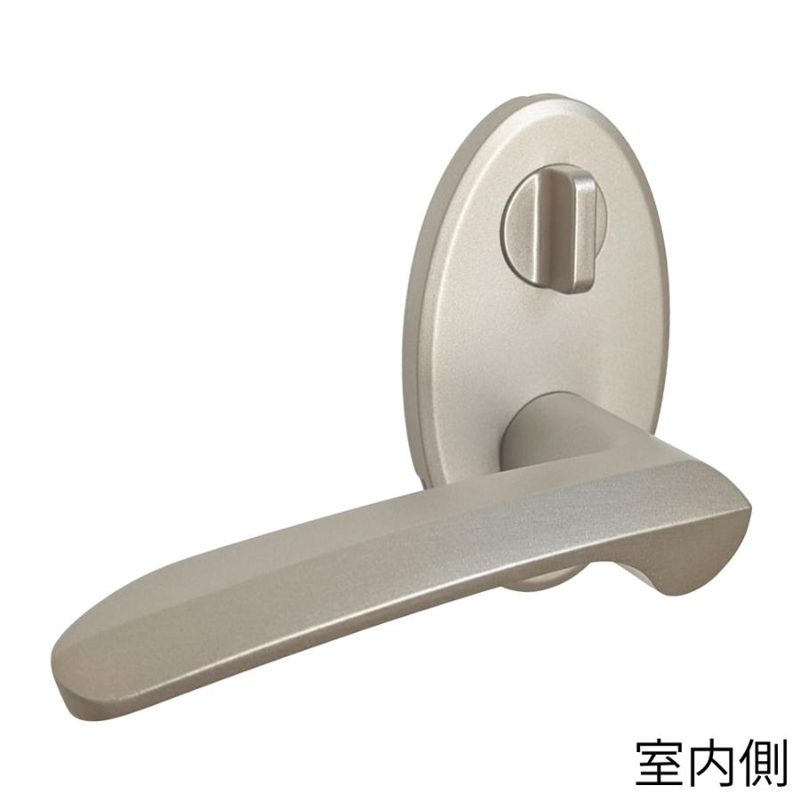 DIYパートナー ムラコシ ワンタッチレバーハンドル 52 表示錠 長座付