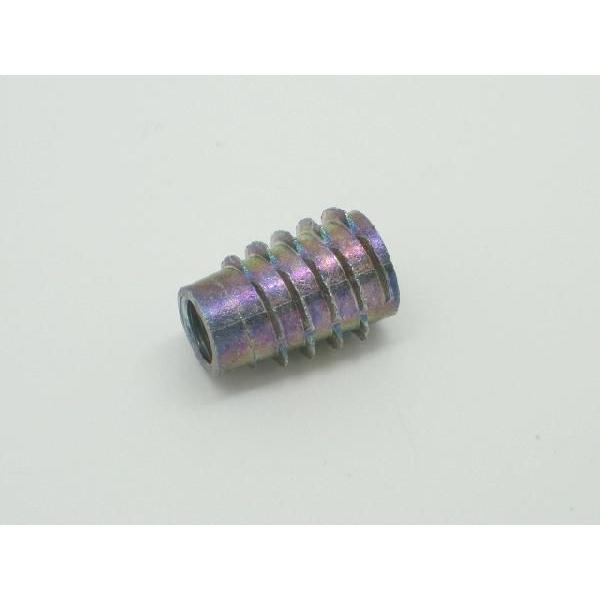 木工用 埋め込み ムラコシ 鬼目ナット Ｅタイプ Ｍ８×２０ｍｍ ねじ込みタイプ ＤＩＹ連結金具 組み立てナット 家具ネジ ジョイントナット | DIYパートナー