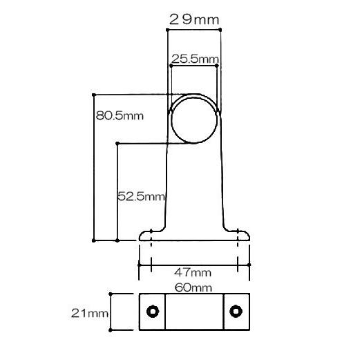 メール便可 ダイカスト製ａ型ブラケット ２５f用 クローム 通し ｄｉｙクローゼット金具 ハンガーパイプ受 ハンガー掛け P Abk25ts Diyパートナー 通販 Yahoo ショッピング
