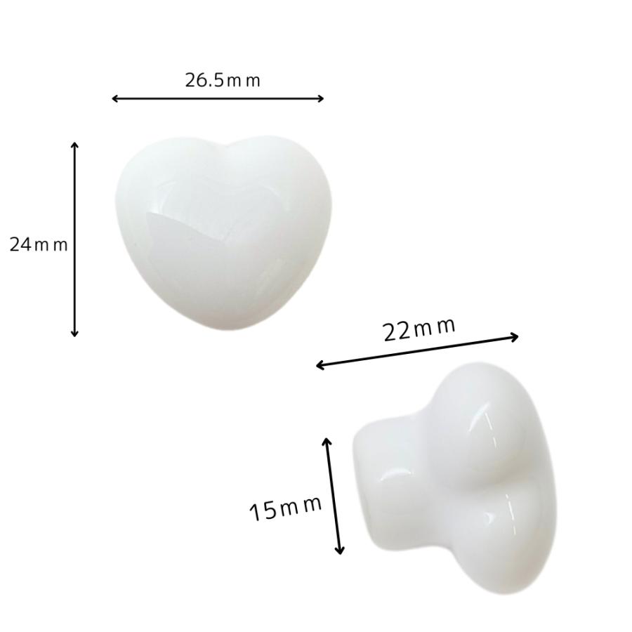 カントリー雑貨　ハート取っ手つまみ大＆小　合わせて１０個セット②　USED品 DIYパートナー 取っ手 引き出し つまみ 家具取っ手 家具用ノブ ハート