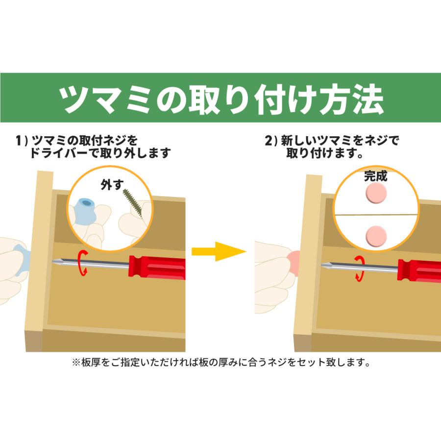DIYパートナー 取っ手 引き出し つまみ 家具取っ手 家具用ノブ ハート