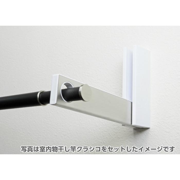 室内物干し竿 ｃｌａｓｓｉｃｏ クラシコ １２１２ｍｍ ２０９０ｍｍ 耐荷重１０ｋｇ おしゃれ 白 黒 木目 Ya Cc2100 Diyパートナー 通販 Yahoo ショッピング