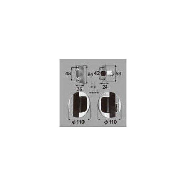 ドア引戸(引き戸)用部品 錠 玄関店舗勝手口テラスドア その他：ロックセットD1Y61 【キ】 リクシル トステム