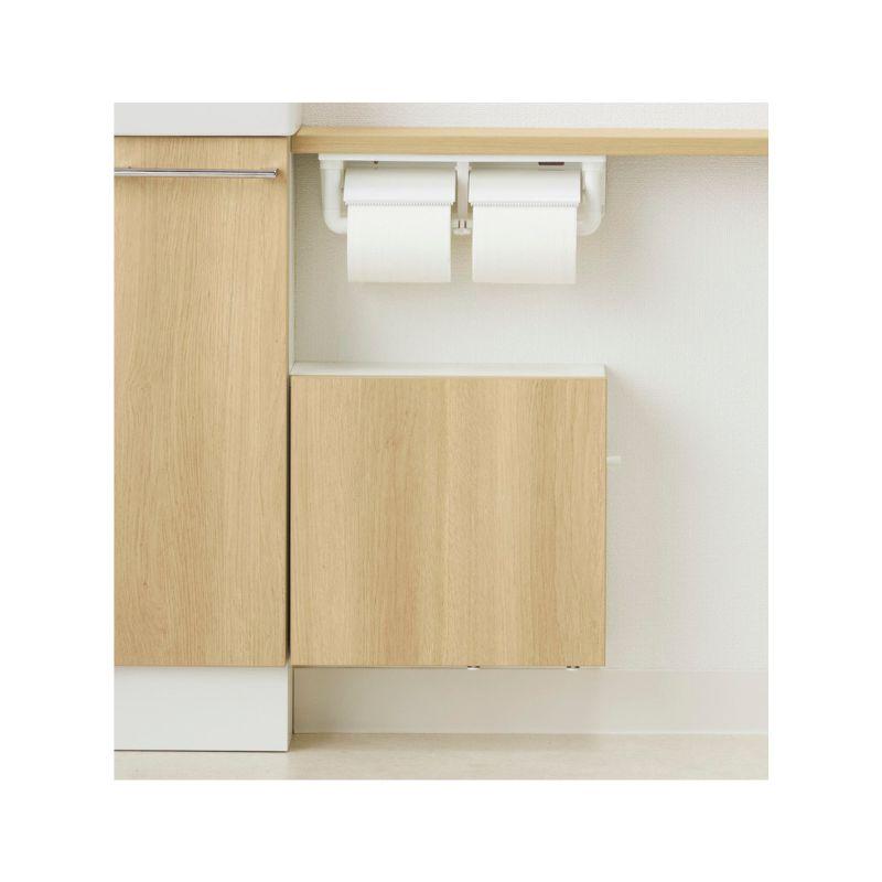 コフレル トイレ手洗 収納 カラクリキャビネット 寸法373(取手部19mm