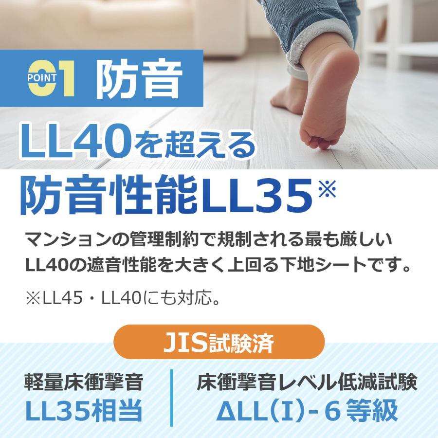 DIY STYLE 床デコ LL35 遮音下地材 防音 吸音材 LL35 L35 LL40 L40