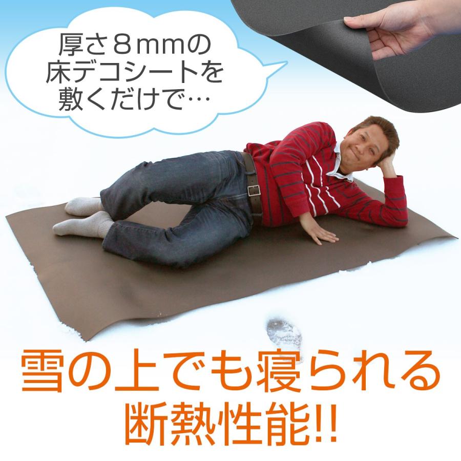 LOカブ楽マット・オレンジ色・240g【カビが発生する転倒防止木材不要】 O3