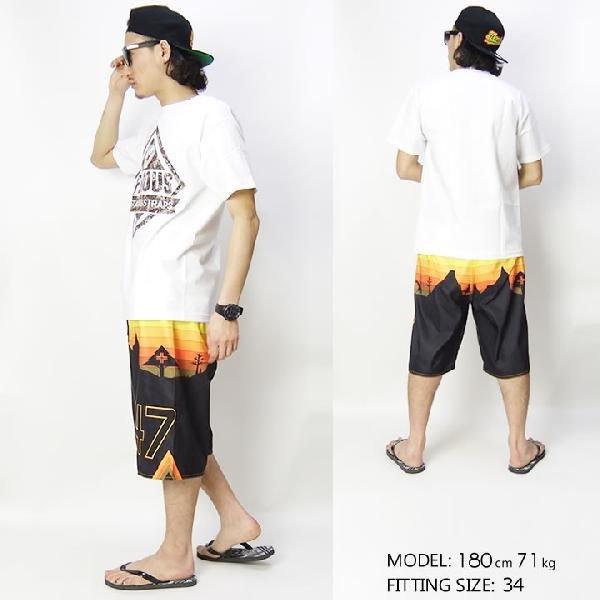 エルアールジー LRG ボードショーツ サーフパンツ メンズ 水着 総柄 LRG ブレイズボードショーツ ブランド_2
