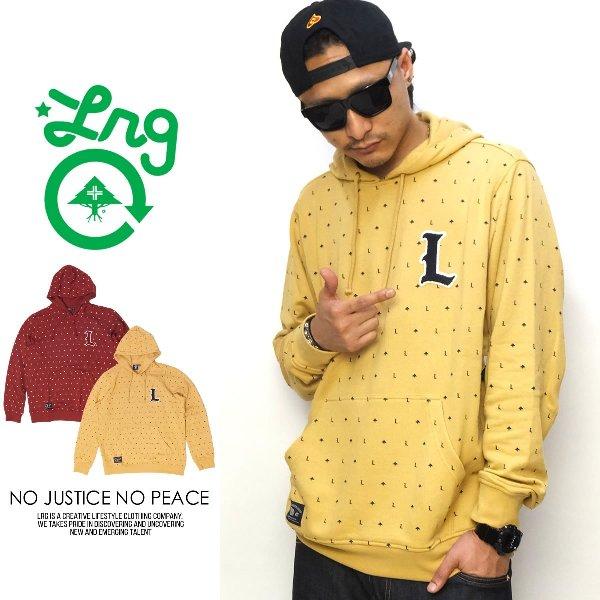 LRG パーカー メンズ ブランド おしゃれ 裏毛 スポーツ LRG NO JUSTICE NO PEACE