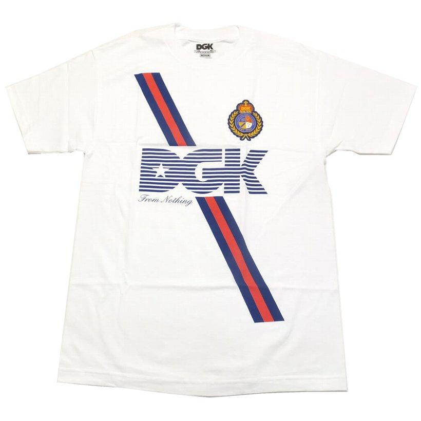 ディージーケー DGK Tシャツ 半袖 メンズ レディース CREST TEE ホワイト 夏 ブランド おしゃれ ストリート系 B系 HIPHOP ヒップホップ 大きいサイズ | DGK | 01
