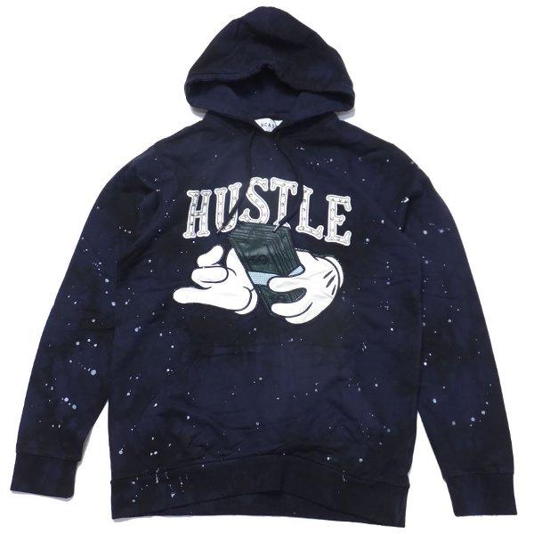 リーズン REASON パーカー メンズ ブランド おしゃれ 裏毛 ワッペン スタッズ HUSTLE HOODIE 秋冬｜dj-dreams｜03