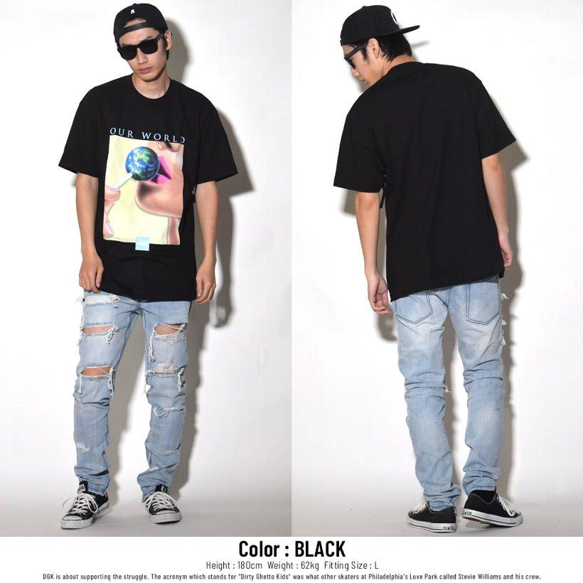 ディージーケー DGK Tシャツ 半袖 メンズ レディース OUR WORLD TEE DT-4007 夏 ブランド おしゃれ ストリート系 B系 HIPHOP ヒップホップ 大きいサイズ | DGK | 03
