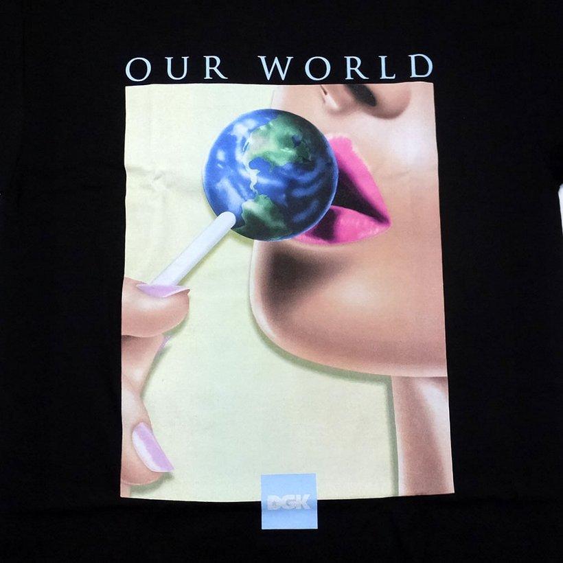 ディージーケー DGK Tシャツ 半袖 メンズ レディース OUR WORLD TEE DT-4007 夏 ブランド おしゃれ ストリート系 B系 HIPHOP ヒップホップ 大きいサイズ | DGK | 04