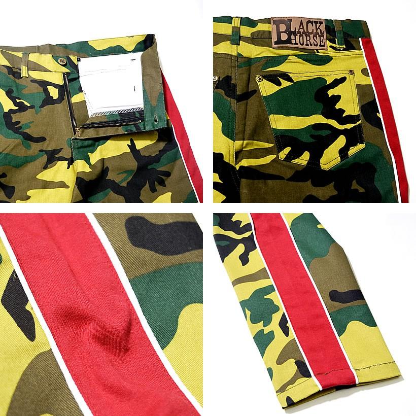 迷彩パンツ メンズ カモフラージュ柄 ジョガーパンツ テーパード