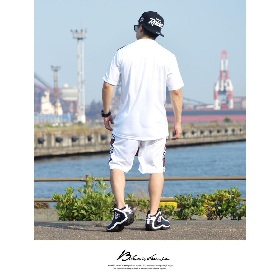 セットアップ メンズ 春 半袖 メッシュ Tシャツ ハーフパンツ ジャージ