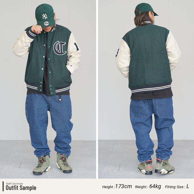 Champion チャンピオン スタジャン メンズ ウール 中綿 アウター Champion チャンピオン スタジャン メンズ ウール 中綿 アウター