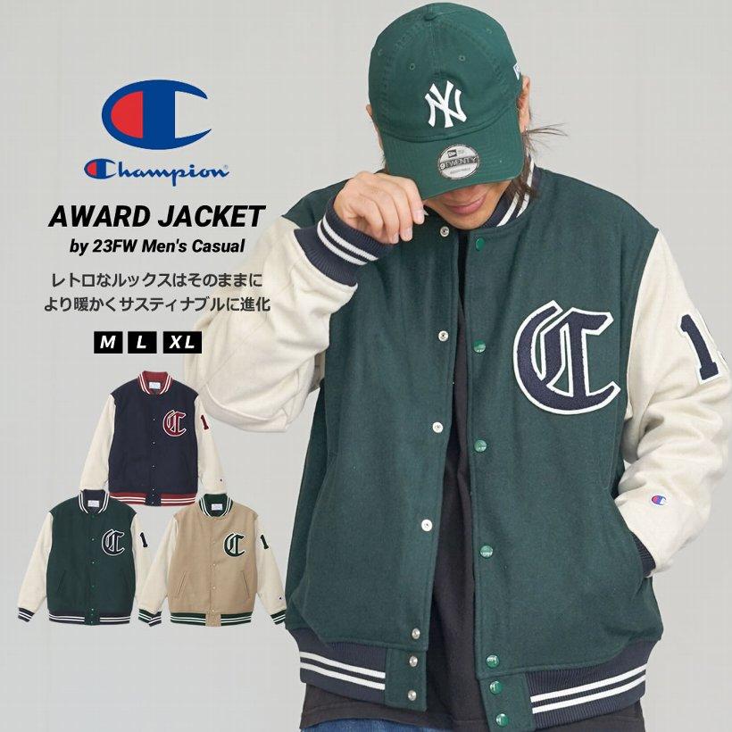 Champion チャンピオン スタジャン メンズ ウール 中綿 アウター Champion チャンピオン スタジャン メンズ ウール 中綿 アウター