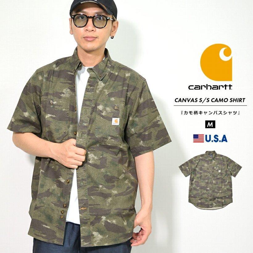 カーハート 半袖シャツ メンズ 迷彩シャツ ボタンダウン ロゴ 大きいサイズ Carhartt Chot011 Djドリームス 通販 Yahoo ショッピング