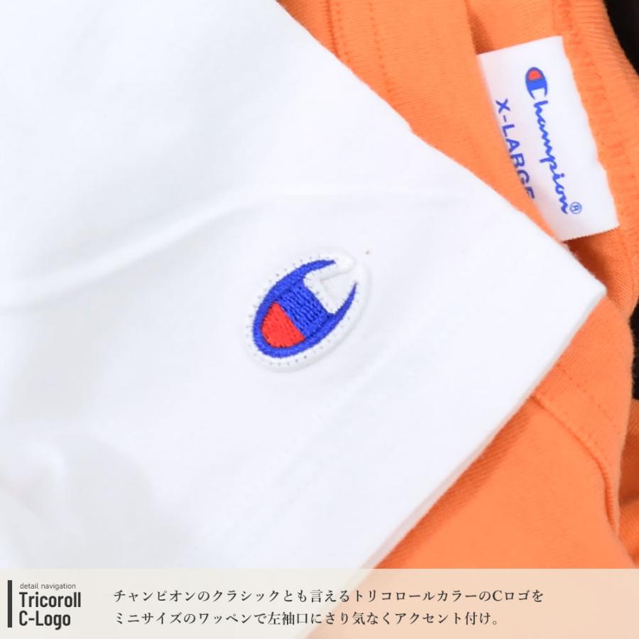 Champion チャンピオン Tシャツ メンズ レディース ロゴ ワンポイントUSAコットン 23SS ベーシック C3-X352｜dj-dreams｜21