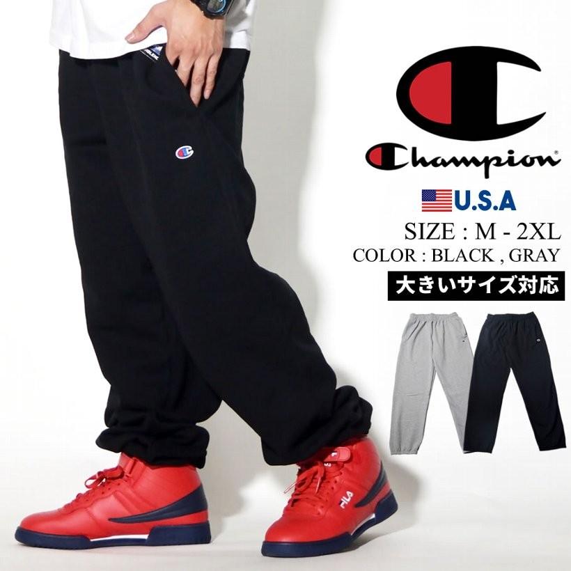 チャンピオン スウェットパンツ メンズ ゆったり 裏起毛 Usa 日本未発売 大きいサイズ Champion P04 Cpdt005 大きいサイズ服 Djドリームス 通販 Yahoo ショッピング