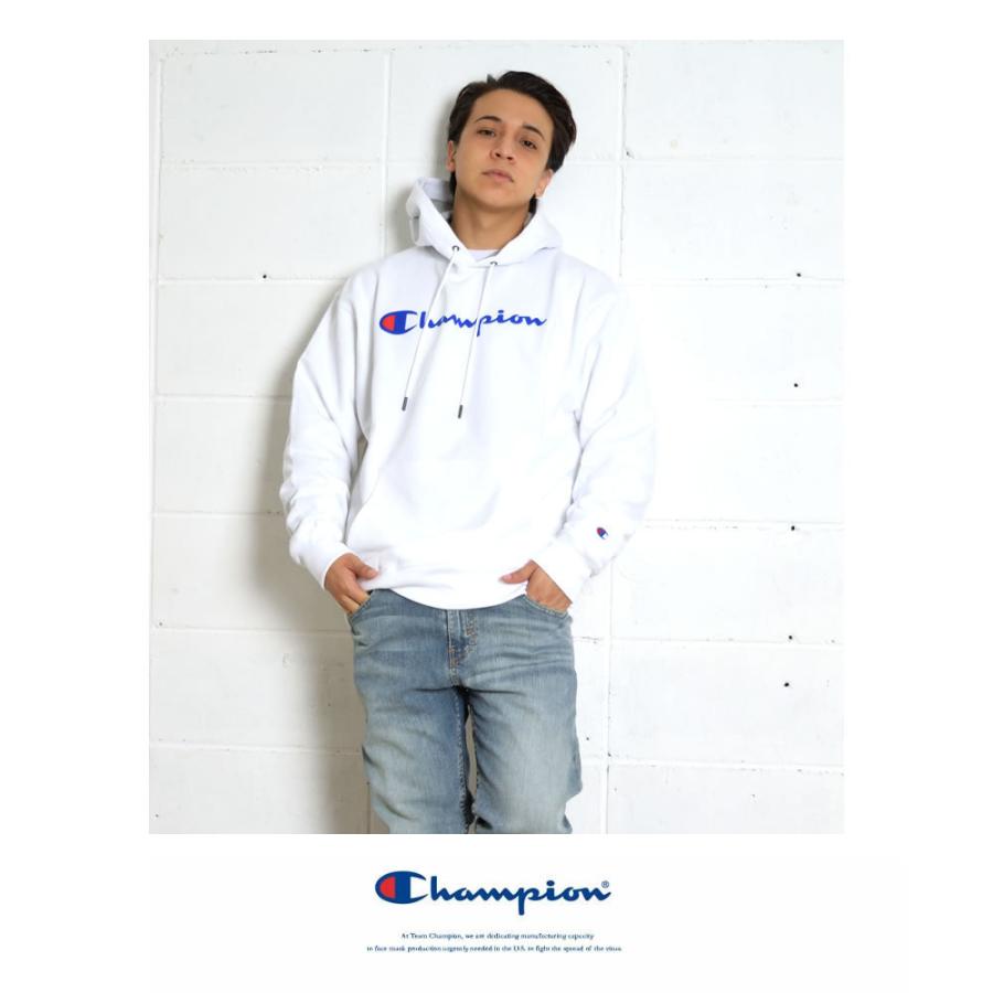 チャンピオン パーカー メンズ おしゃれ 着こなし スクリプトロゴ Gfh 大きいサイズ Cppt018 大きいサイズ服 Djドリームス 通販 Yahoo ショッピング