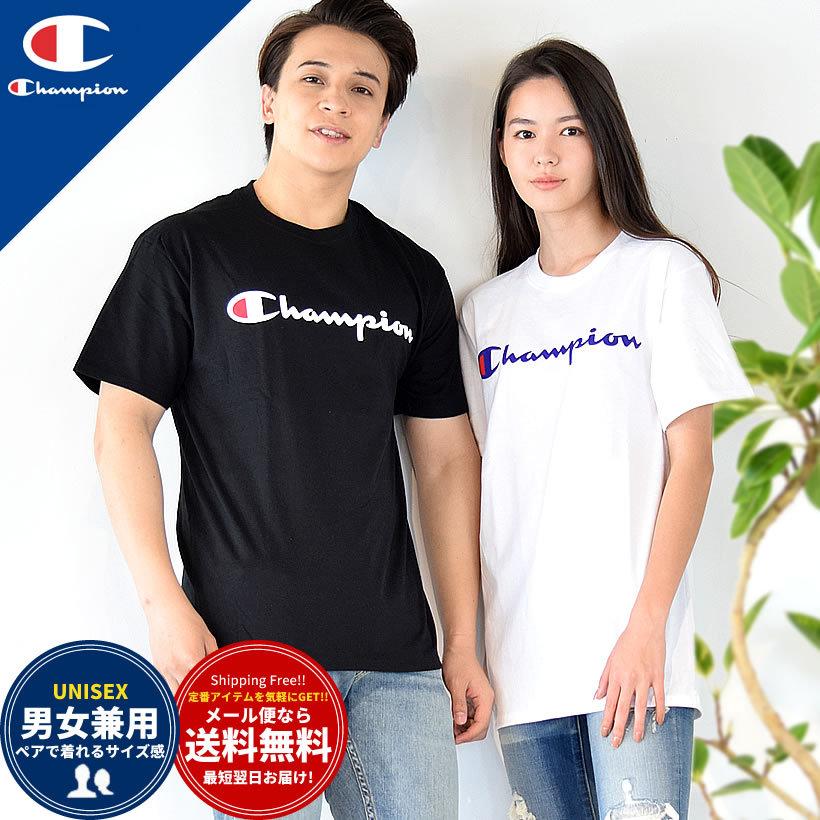 チャンピオン Tシャツ 半袖 ビッグロゴ ロゴT プリントTシャツ メンズ レディース champion 大きいサイズ対応 夏 ブランド おしゃれ ストリート系｜dj-dreams