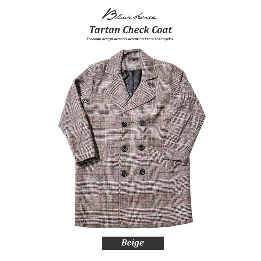 ポロコート メンズ チェスター ダブル 防寒 暖かい カジュアル